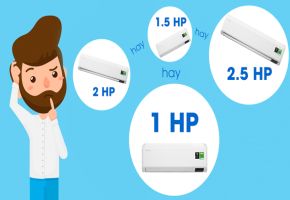 NÊN CHỌN MUA MÁY LẠNH CÔNG SUẤT BAO NHIỀU CHO CĂN PHÒNG BẠN