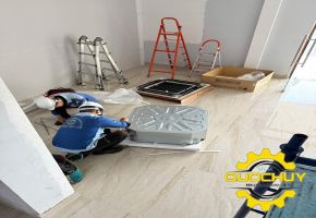 THI CÔNG LẮP ĐẶT MÁY LẠNH LG ÂM TRẦN CHO CÔNG TY NHIỆT ĐIỆN PHÚ MỸ